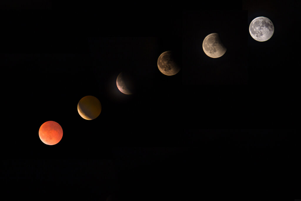 Eclissi totale di Luna del 07 settembre 2025